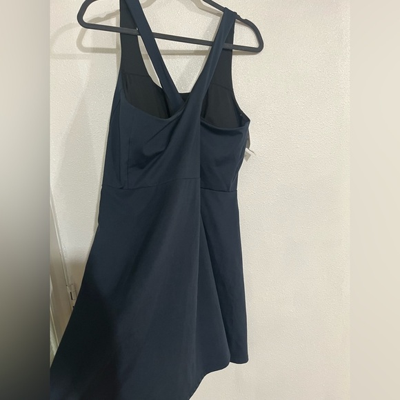 Zella daybreak tenis cross back A line dress Ophra’s favorite XXL navy blue NWT - Picture 5 of 7